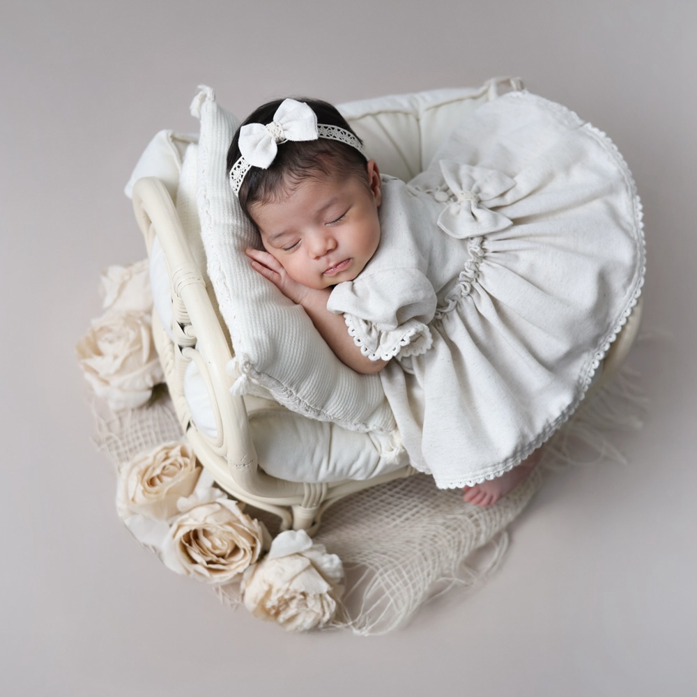 Baby Clothing Newborn - ملابس تصوير المواليد الجدد، رومبير دانتيل