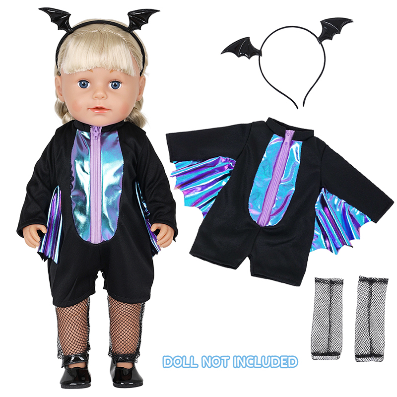 Baby Clothing Unisex - مجموعة ملابس للدمى مقاس 16-18 بوصة،