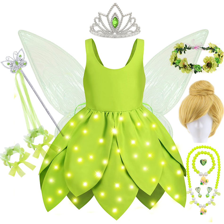 Baby Clothing Girls - طفلة تينكر بيل فستان جنية الطفل