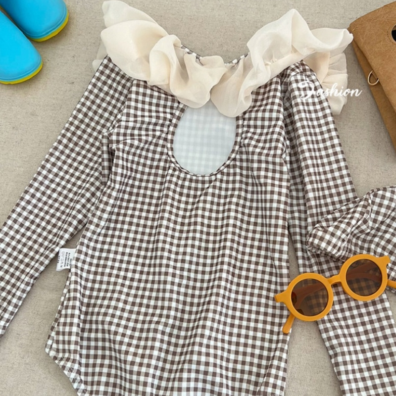 Baby Clothing Hawaii - أزياء طفلة لباس سباحة مع قبعة