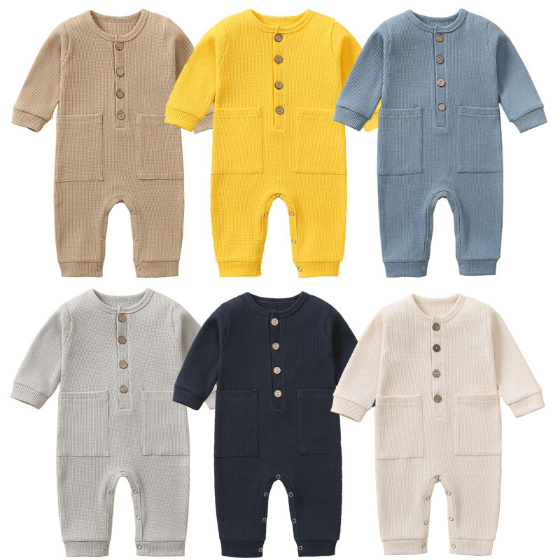 Baby Clothing Factory Shop - 100% قطن وافل قطعة واحدة شراء