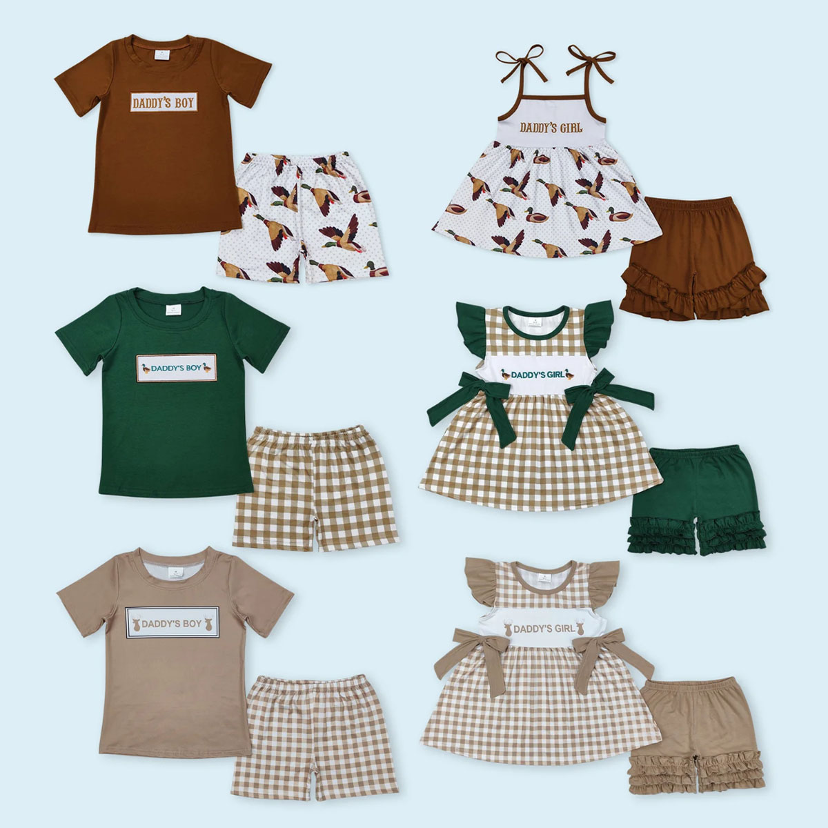 Baby Clothing Wholesale - طقم ملابس صيفي للأطفال الرضع والصغار