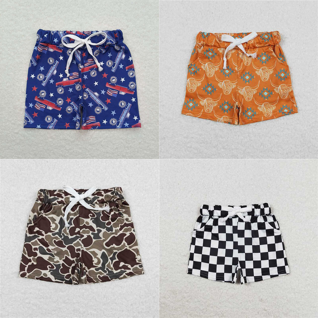 شورت تمويه صيفي للأطفال الصغار - مراجعة Baby Clothing Wholesale وسعره