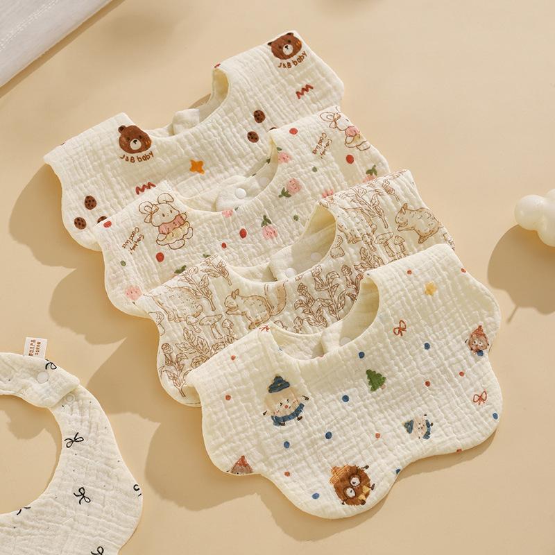 ✰ ✪ 1 قطعة مريلة أطفال قطنية ل - مراجعة Baby Clothing Fabric وسعره