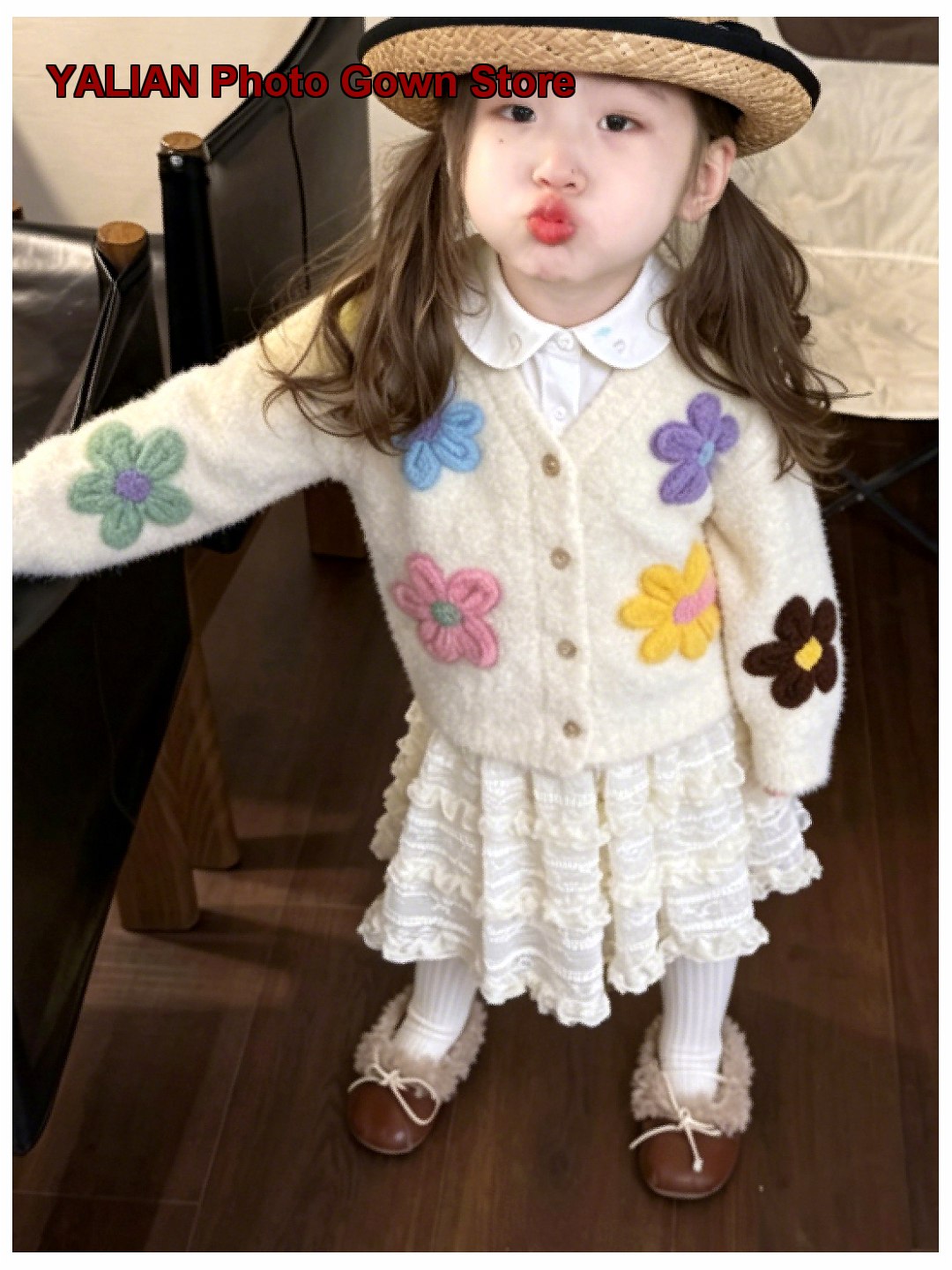 معطف محبوك بأسلوب مريح للفتيات - مراجعة Baby Clothing Unique وسعره