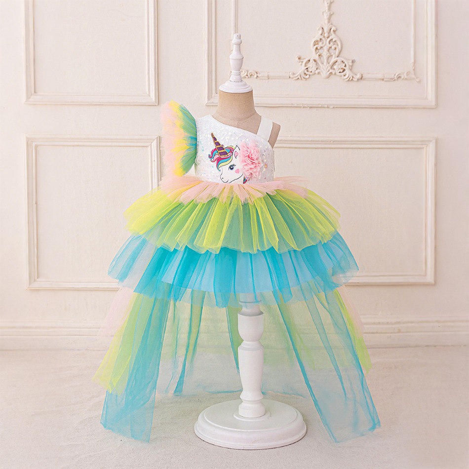 قوس قزح يونيكورن طفل حفلة الفت - مراجعة Baby Clothing Girls وسعره