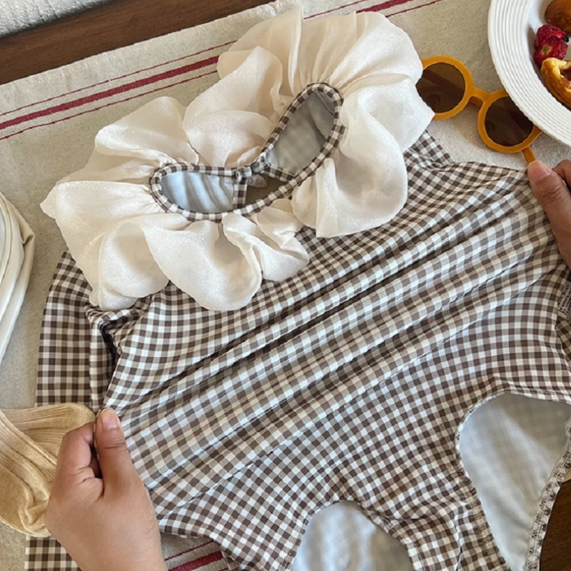 أزياء طفلة لباس سباحة مع قبعة  - مراجعة Baby Clothing Hawaii وسعره