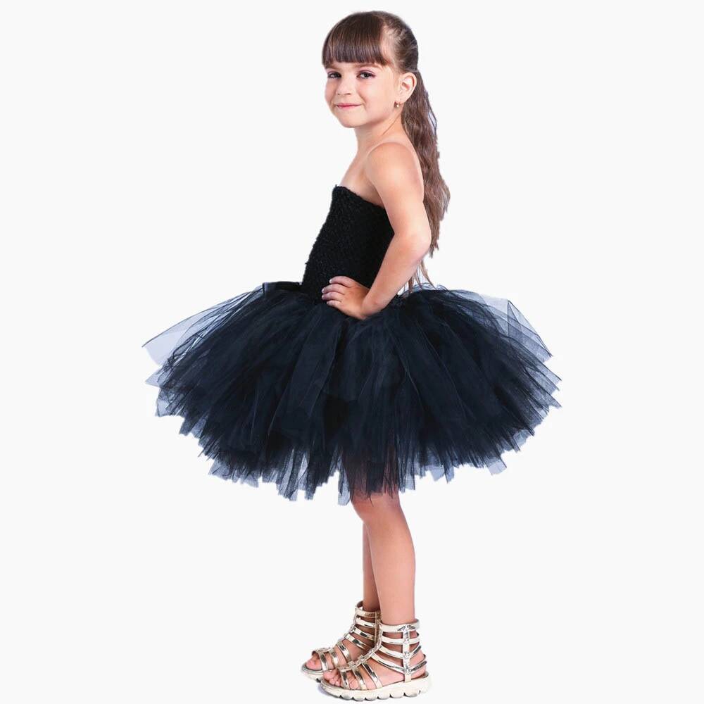 فستان توتو أسود لطيف على شكل ق - مراجعة Baby Clothing Girls وسعره