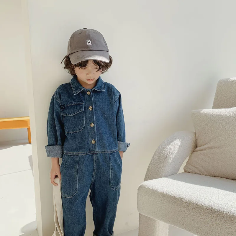 أفرول جينز للأطفال، بدلة جينز  - مراجعة Baby Overall Denim وسعره
