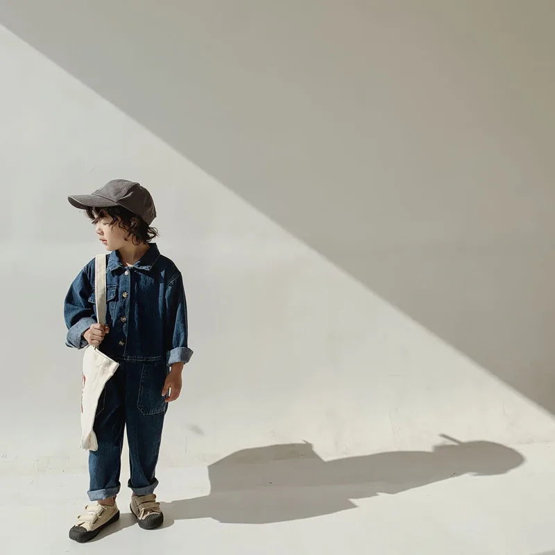 أفرول جينز للأطفال، بدلة جينز  - مراجعة Baby Overall Denim وسعره