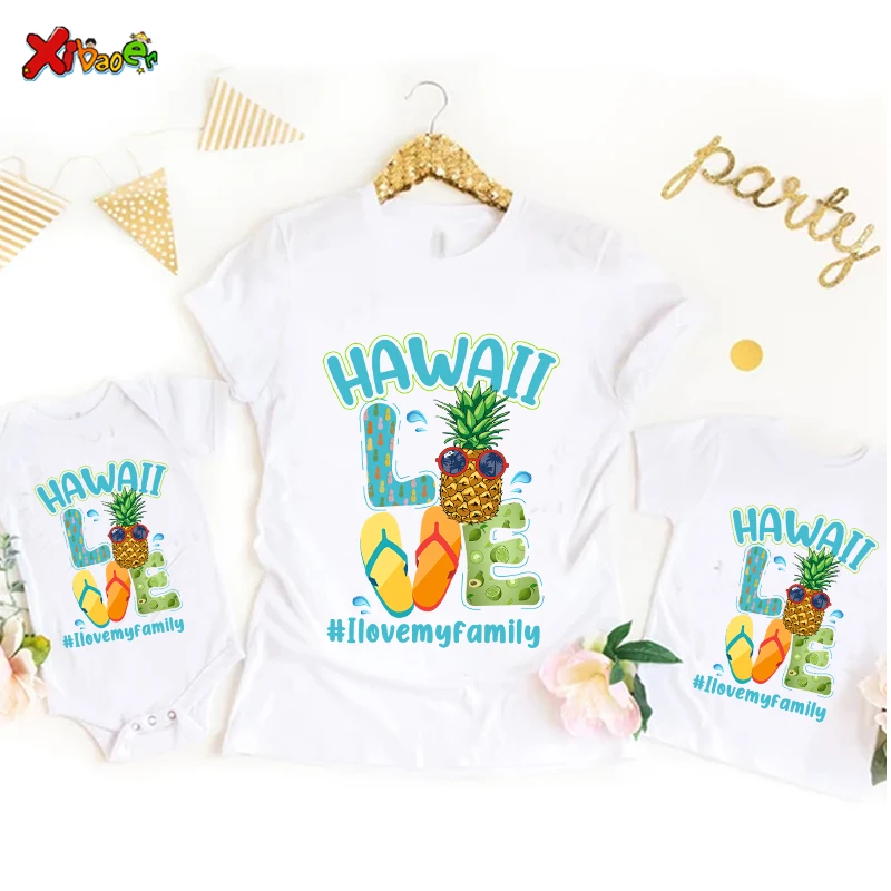 هاواي عيد ميلاد قميص الأسرة ال - مراجعة Baby Clothing Hawaii وسعره