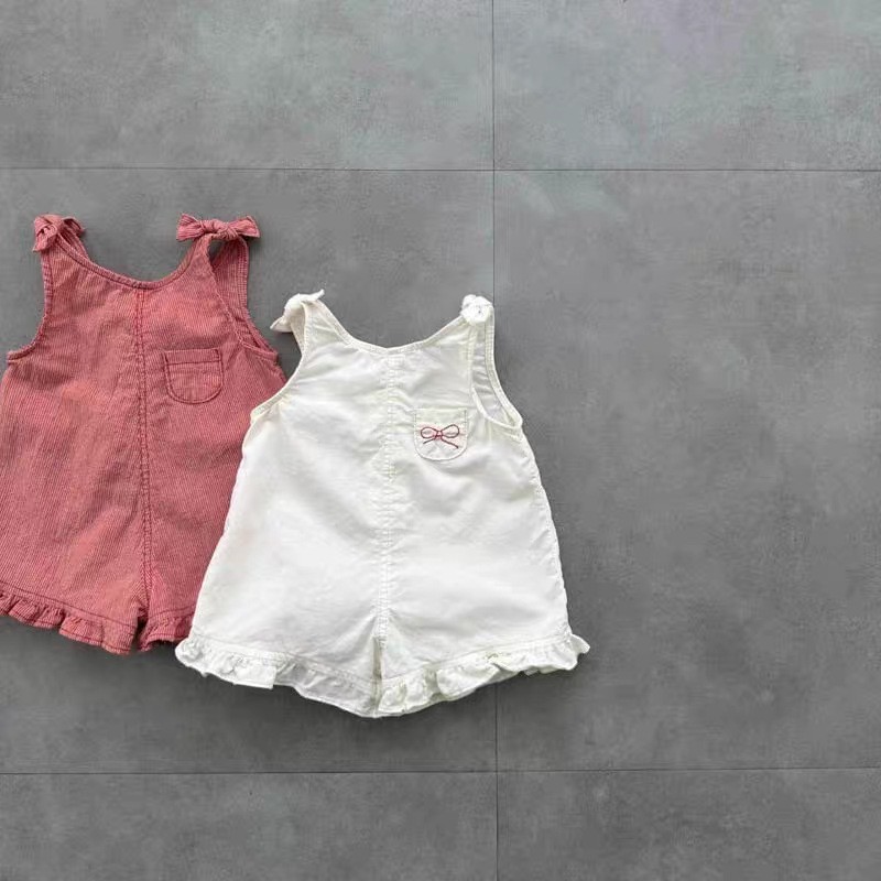 رومبير صيفي للبنات مع مريلة وش - مراجعة Baby Clothing Newborn وسعره