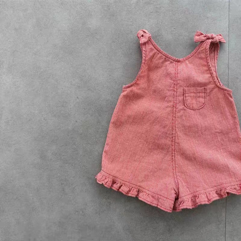 رومبير صيفي للبنات مع مريلة وش - مراجعة Baby Clothing Newborn وسعره